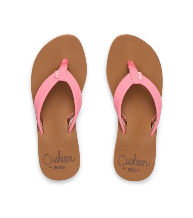 Reef Reef Reef Cushion Breeze strawberry pink CJ7152-61 Strawberry Pink Reef slippers CJ7152-61 ivoor bij Leerentveldvrijetijd.nl
