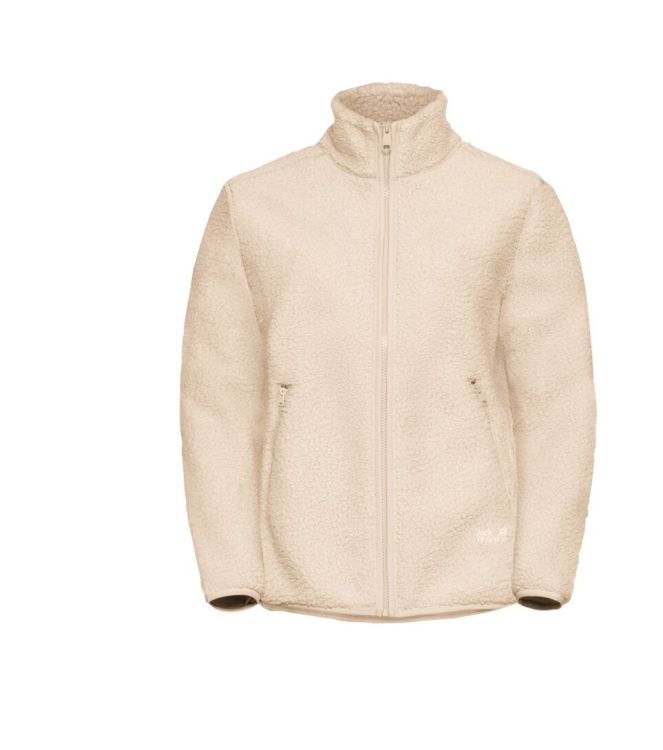 Jack Wolfskin Jack Wolfskin High Curl JKT W a0084_oyster A65073 A0084_Oyster Jack Wolfskin fleeces en truien A65073 jeans bij Leerentveldvrijetijd.nl