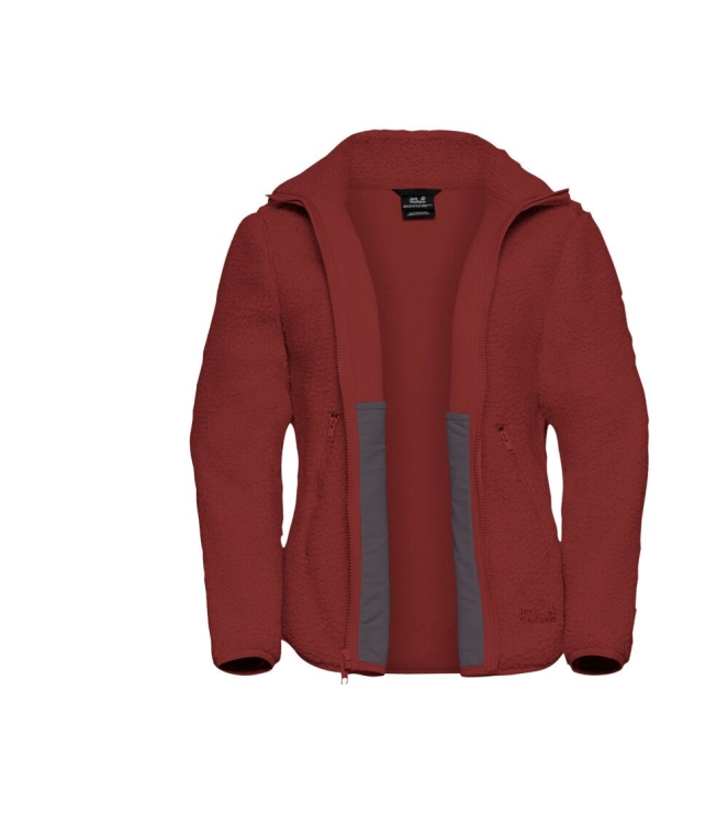 Jack Wolfskin Jack Wolfskin High Curl JKT W j0211_merlot A65073 J0211_Merlot Jack Wolfskin fleeces en truien A65073 multi kleur bij Leerentveldvrijetijd.nl