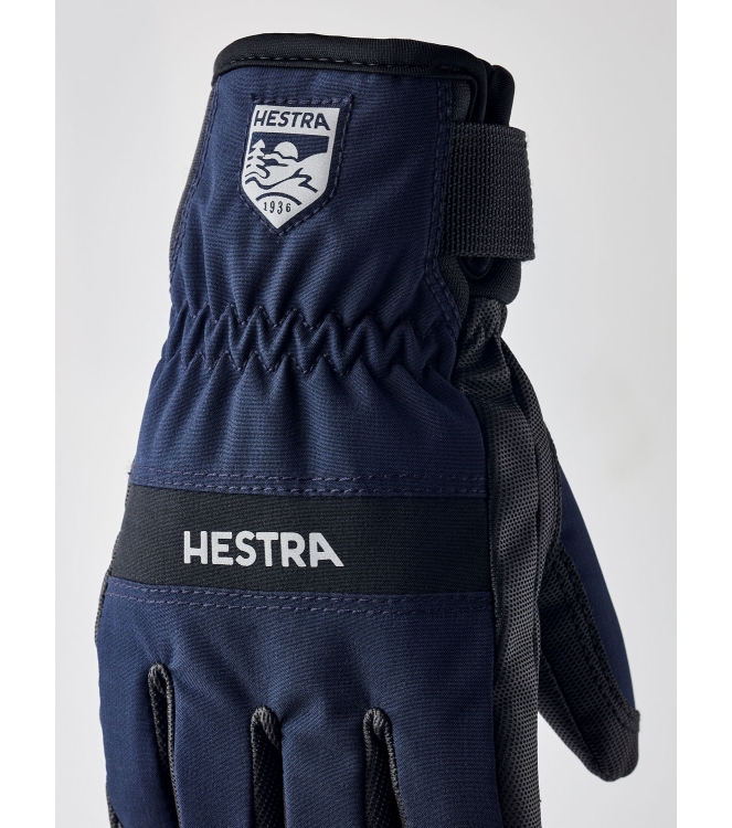 Hestra Hestra Ferox CZone Jr - 5 finger 280_navy 3004930 280_Navy Hestra wintersportkleding 3004930 geen kleur bij Leerentveldvrijetijd.nl
