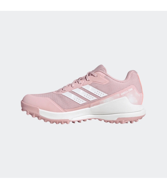 Adidas Adidas Fabela Zone 3 26/27 solar-white IH9733 Solar-White Adidas hockeyschoenen IH9733 beige bij Leerentveldvrijetijd.nl