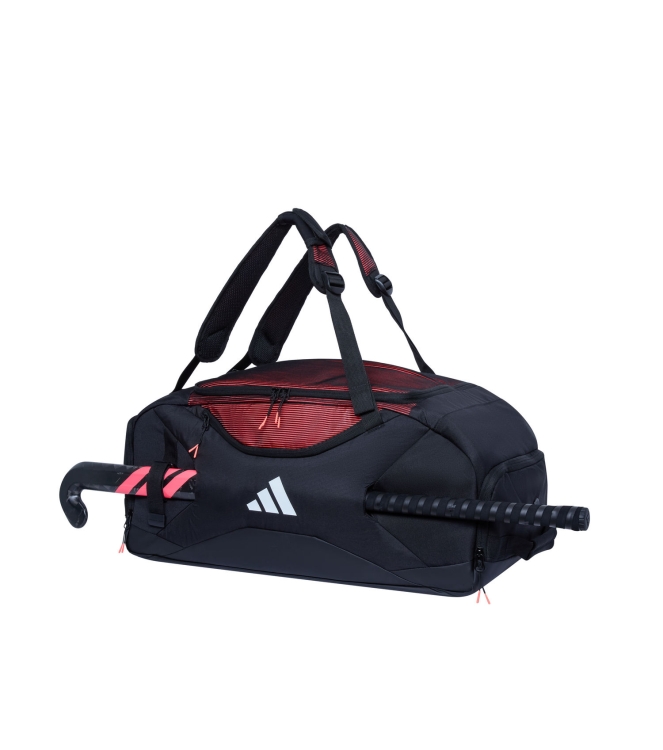 Adidas hockeytassen KM1422 licht grijs bij Leerentveldvrijetijd.nl