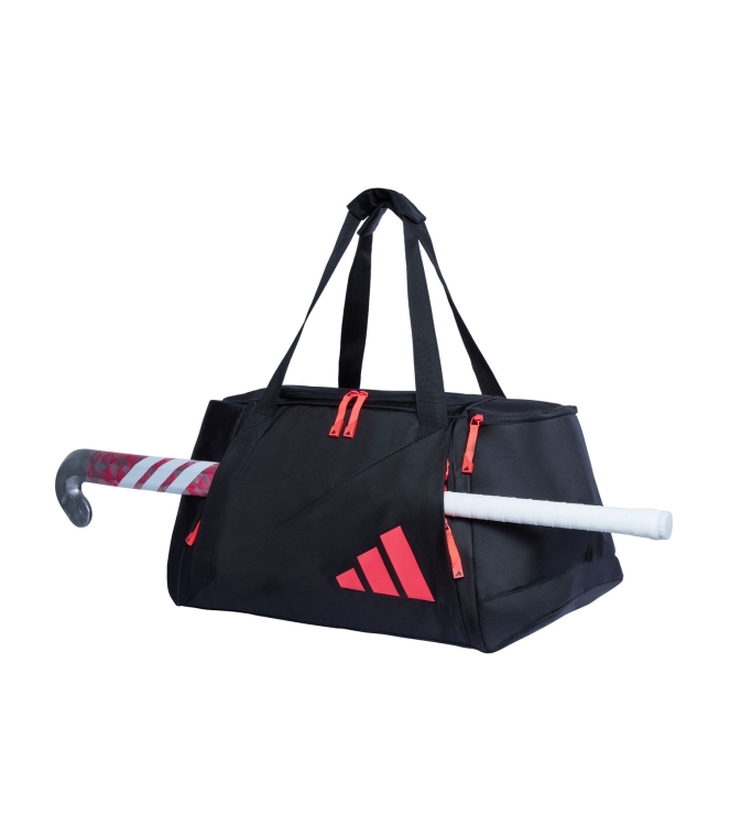 Adidas Adidas Vs .6 Holdall black-solar KM1428 Black-Solar Adidas hockeytassen KM1428 licht grijs bij Leerentveldvrijetijd.nl