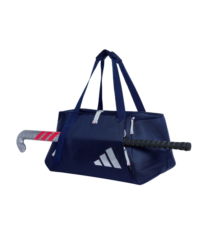 Adidas hockeytassen KM1429 antraciet bij Leerentveldvrijetijd.nl