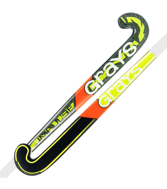 Grays Grays Impulse GT Jun Hockeystick fluoro yellow/black 27084 Fluoro Yellow/Black Grays hockeysticks 27084 groen bij Leerentveldvrijetijd.nl