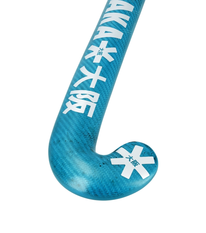 Osaka Osaka Mid Bow 70 blue topaz STK00413 Blue Topaz Osaka hockeysticks STK00413 antraciet bij Leerentveldvrijetijd.nl