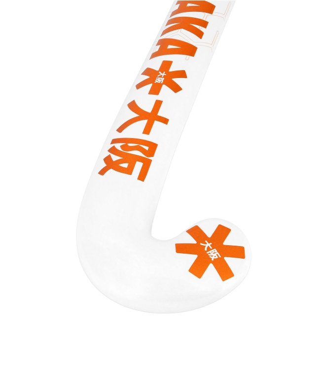 Osaka Osaka Pro Bow 40 orange tiger STK00416 Orange Tiger Osaka hockeysticks STK00416 beige bij Leerentveldvrijetijd.nl