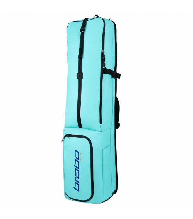 Brabo Brabo Stickbag Elite 020_celeste/gold 319.65140 020_Celeste/Gold Brabo hockeytassen 319.65140 groen bij Leerentveldvrijetijd.nl