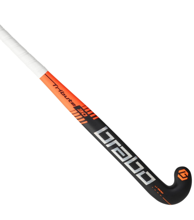 Brabo Brabo G-Force Tribute 30 010_black/orange 315.65240 010_Black/Orange Brabo hockeysticks 315.65240 licht grijs bij Leerentveldvrijetijd.nl