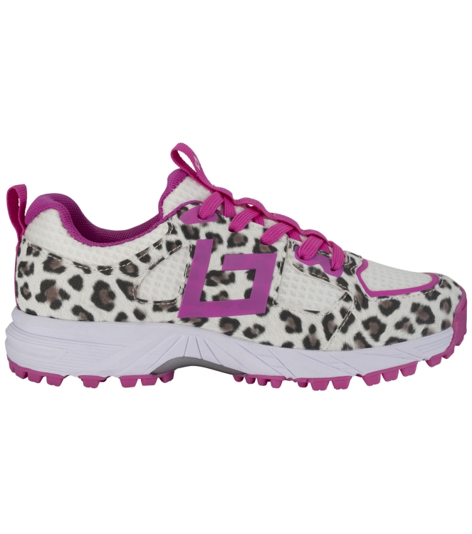 Brabo Brabo Shoe Tribute + Slides 040_leopard pink 316.62033 040_Leopard Pink Brabo hockeyschoenen 316.62033 donker groen bij Leerentveldvrijetijd.nl