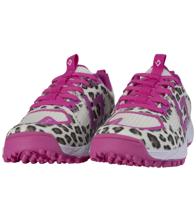Brabo Brabo Shoe Tribute + Slides 040_leopard pink 316.62033 040_Leopard Pink Brabo hockeyschoenen 316.62033 donker groen bij Leerentveldvrijetijd.nl