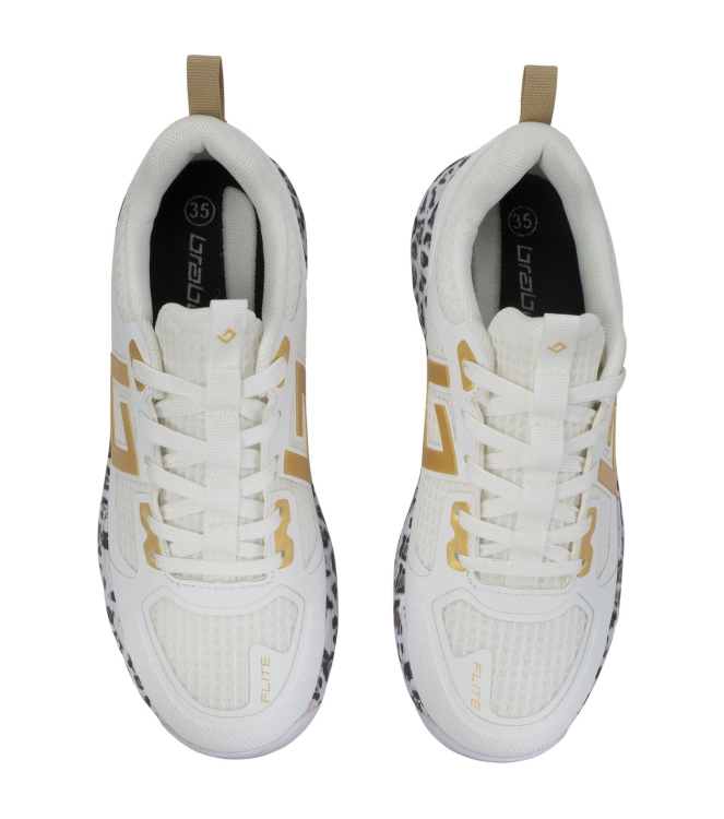 Brabo Brabo Shoe Tribute + Slides 070_white/gold 316.62033 070_White/Gold Brabo hockeyschoenen 316.62033 groen bij Leerentveldvrijetijd.nl
