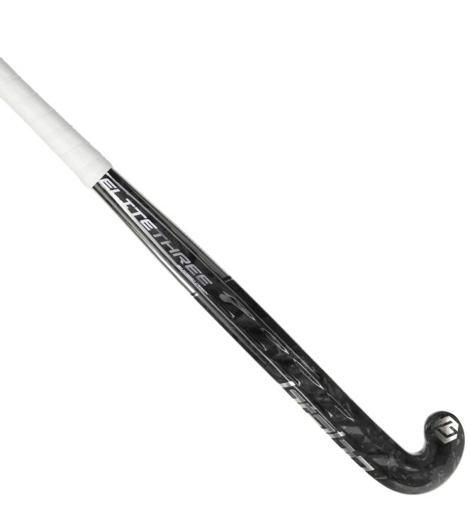Brabo Brabo Elite Three WTB Forged Carbon LB 000_black/silver 315.60142 000_Black/Silver Brabo hockeysticks 315.60142 lichtblauw bij Leerentveldvrijetijd.nl