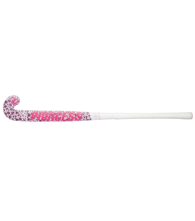 Princess Princess Woodcore JR 050_leopard pink 330.65000 050_Leopard Pink Princess hockeysticks 330.65000 donker groen bij Leerentveldvrijetijd.nl