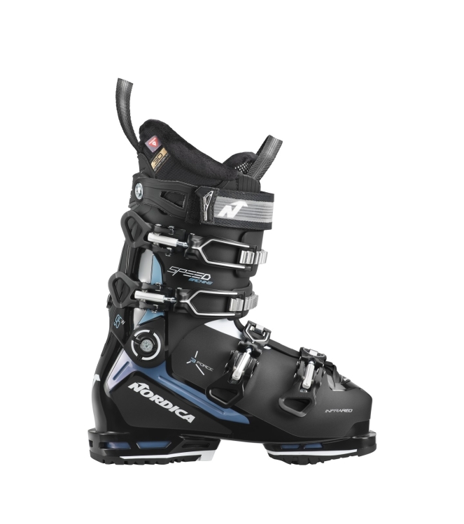 Nordica Nordica Speedmachine 3 95 W (GW) 798_black/liteblue/white NB050G2300 798_black/liteblue/white Nordica wintersport schoenen NB050G2300 licht grijs bij Leerentveldvrijetijd.nl