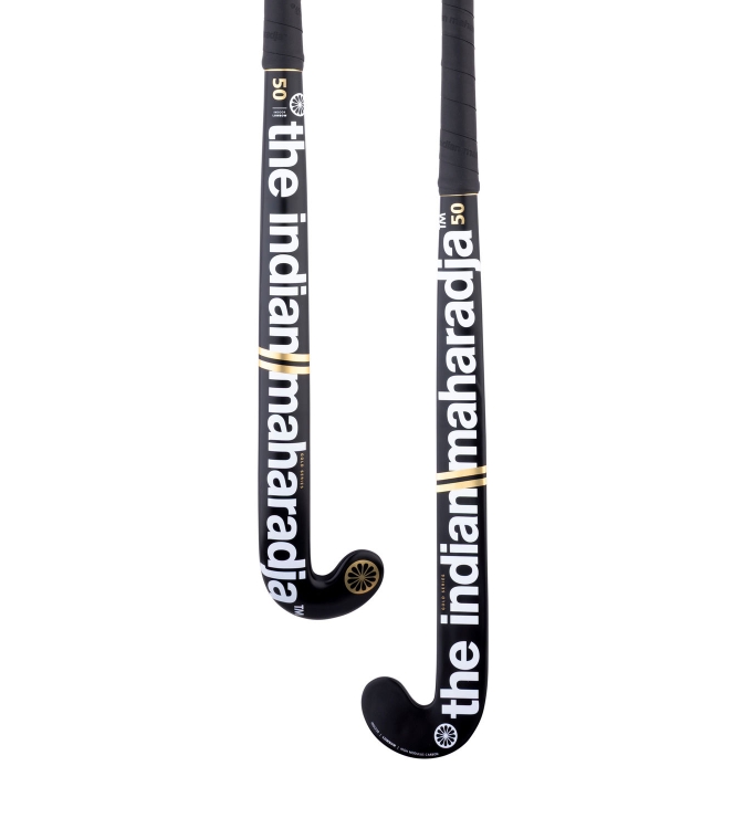 The Indian Maharadja The Indian Maharadja Indoor Gold 50 LBOW zwart/goud folie 10261075 zwart/goud folie The Indian Maharadja hockeysticks 10261075 licht grijs bij Leerentveldvrijetijd.nl