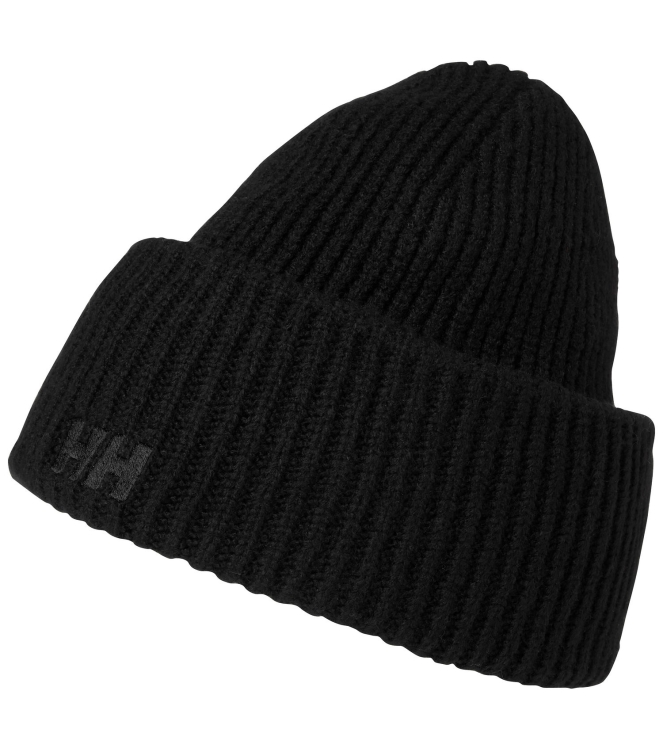 Helly Hansen Helly Hansen Soft Rib Beanie 990_black 67531 990_Black Helly Hansen wintersportkleding 67531 licht grijs bij Leerentveldvrijetijd.nl