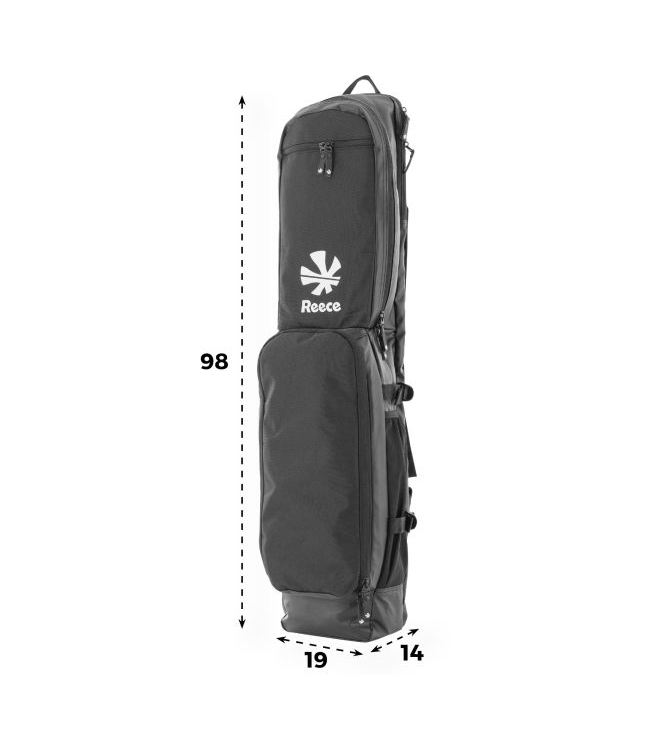 Reece Reece Byron Stick Bag Small 8000_black 885835 8000_Black Reece hockeytassen 885835 licht grijs bij Leerentveldvrijetijd.nl