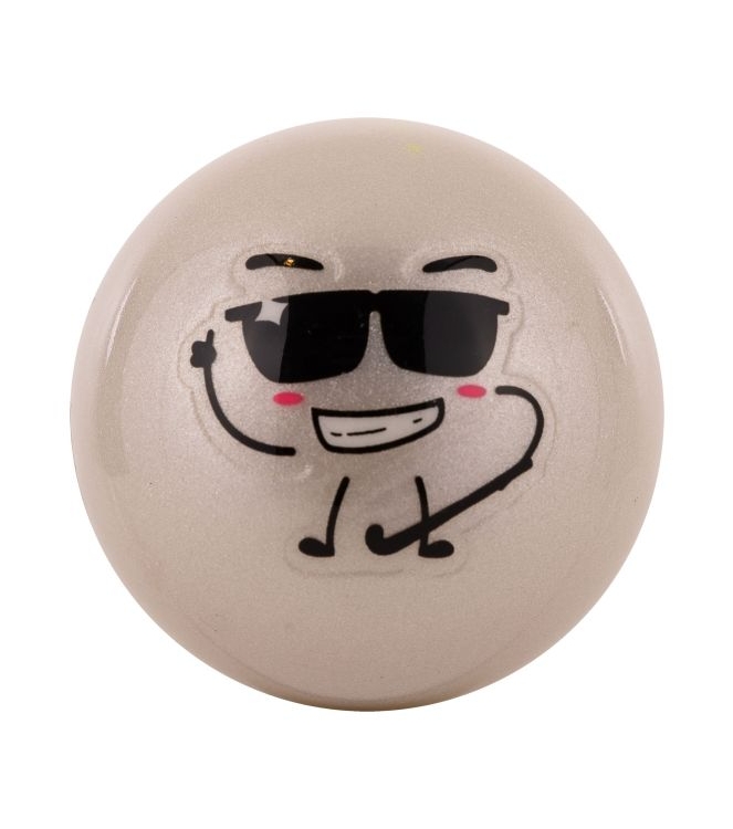 Reece Reece Emoticon Hockey Ball 2800_white-black 889033 2800_White-Black Reece hockey accessoires 889033 roze bij Leerentveldvrijetijd.nl