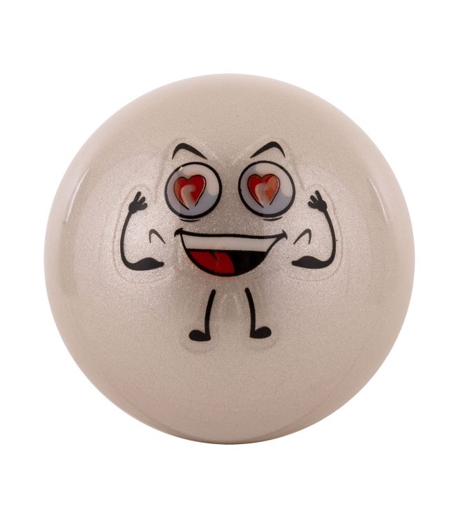 Reece Reece Emoticon Hockey Ball 2800_white-black 889033 2800_White-Black Reece hockey accessoires 889033 roze bij Leerentveldvrijetijd.nl