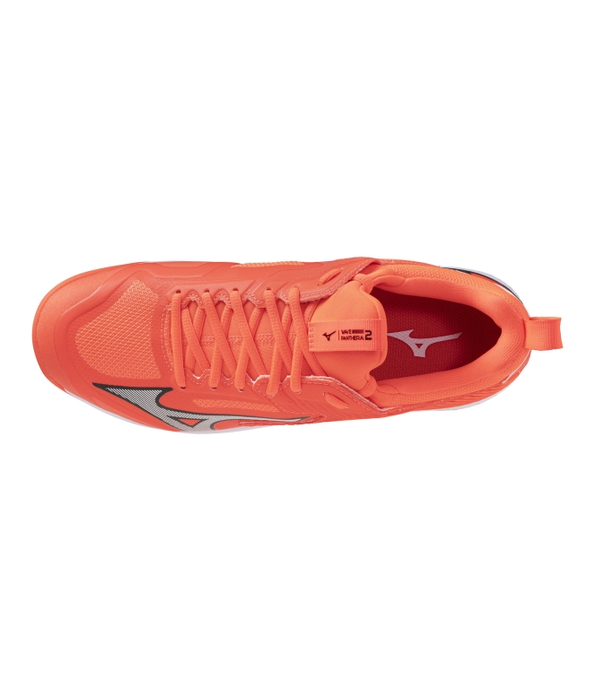 mizuno mizuno Wave Panthera 2(u) lava orange/white/black X1GA2410 80 Lava Orange/White/Black mizuno hockeyschoenen X1GA2410 80 beige bij Leerentveldvrijetijd.nl