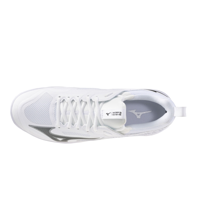 mizuno mizuno Wave Panthera 2(u) white/black/silver X1GA2410 83 White/Black/Silver mizuno hockeyschoenen X1GA2410 83 roze bij Leerentveldvrijetijd.nl