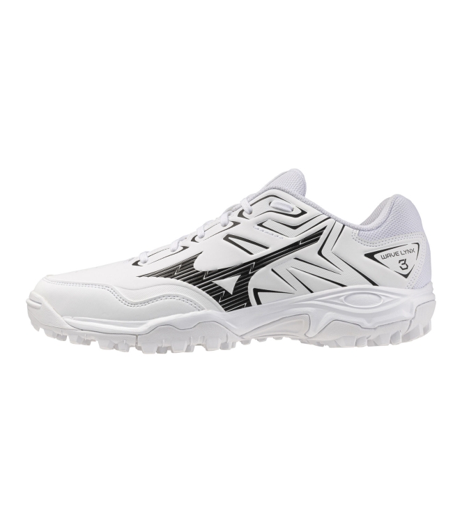 mizuno mizuno Wave Lynx 3(u) white/black X1GA2630 83 White/Black mizuno hockeyschoenen X1GA2630 83 roze bij Leerentveldvrijetijd.nl