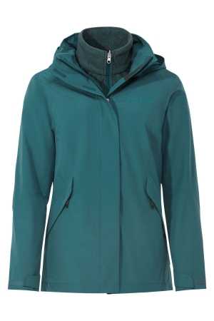 Vaude Vaude Wo Rosemoor 3in1 Jacket II Dark Fjord Green