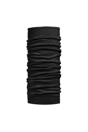 Buff Buff Lightweight Merino Wool Neckwarm Solid Black Buff Buff Lightweight Merino Wool Neckwarm Solid Black