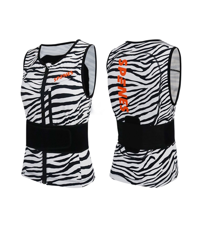 Spines Spines The Zebra Rugbeschermer zebra 2610120 Zebra Spines wintersport accessoires 2610120 roze bij Leerentveldvrijetijd.nl