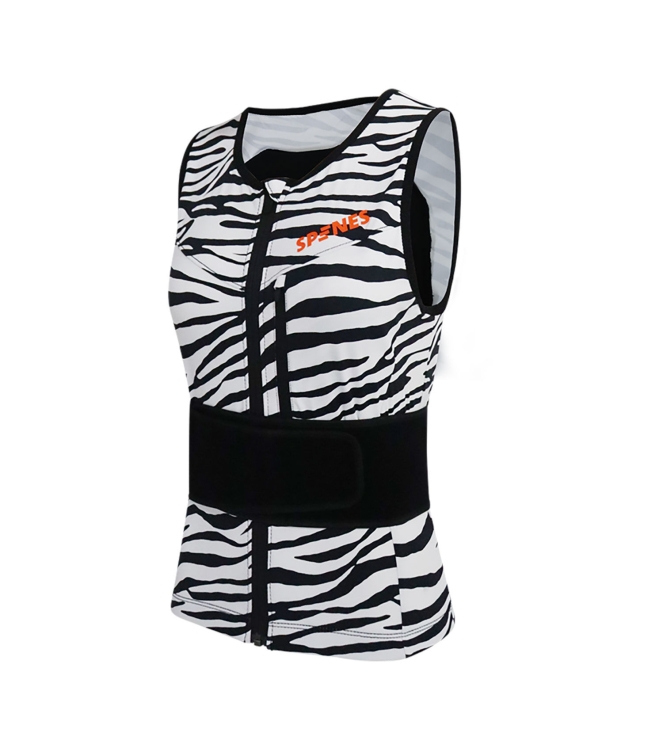 Spines Spines The Zebra Rugbeschermer zebra 2610120 Zebra Spines wintersport accessoires 2610120 roze bij Leerentveldvrijetijd.nl