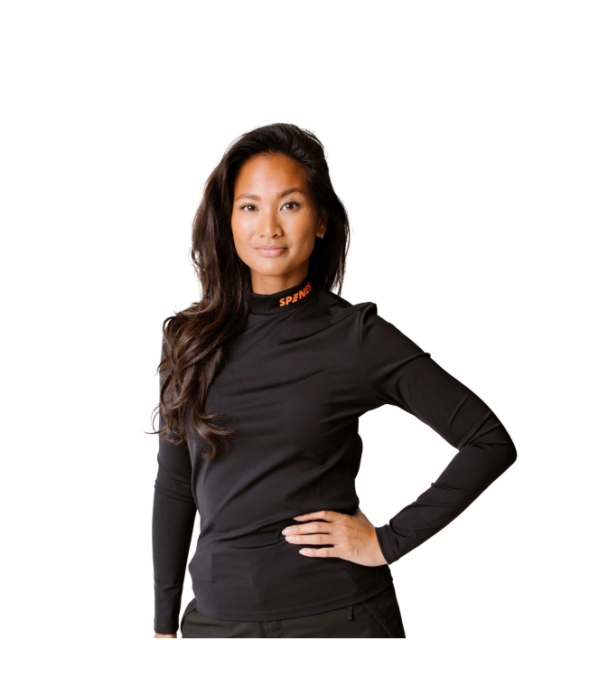 Spines Spines The Black Thermoshirt black 2660136 Black Spines wintersportkleding 2660136 licht grijs bij Leerentveldvrijetijd.nl
