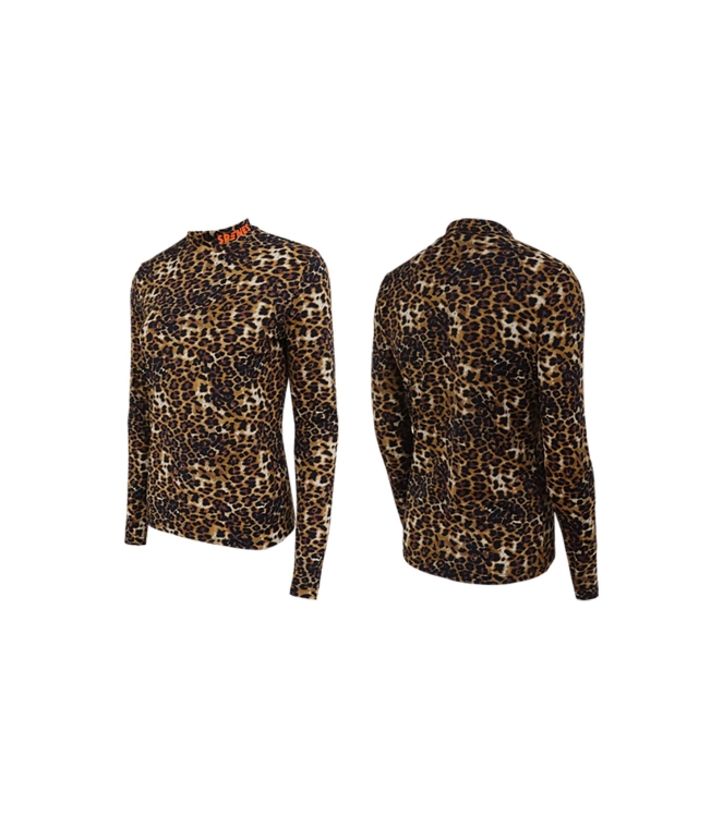 Spines Spines The Leopard Thermoshirt leopard 2660141 Leopard Spines wintersportkleding 2660141 groen bij Leerentveldvrijetijd.nl