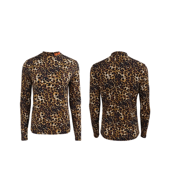 Spines Spines The Leopard Thermoshirt leopard 2660141 Leopard Spines wintersportkleding 2660141 groen bij Leerentveldvrijetijd.nl