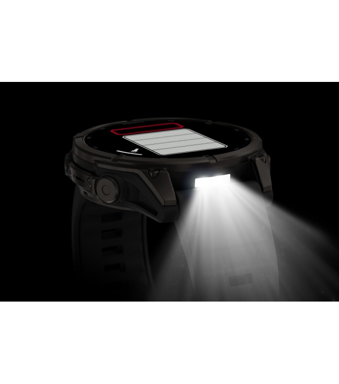 Garmin Garmin Fenix 9 47mm Carbon grey DLC-titanium zwarte siliconen band 010-04762-11 Zwarte siliconen band Garmin orientatie 010-04762-11 licht grijs bij Leerentveldvrijetijd.nl