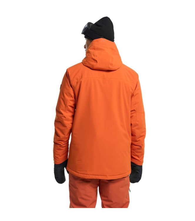 Tenson Tenson Niseko Ski Jacket Men 253_dark orange 5018267 253_Dark orange Tenson jassen 5018267 beige bij Leerentveldvrijetijd.nl