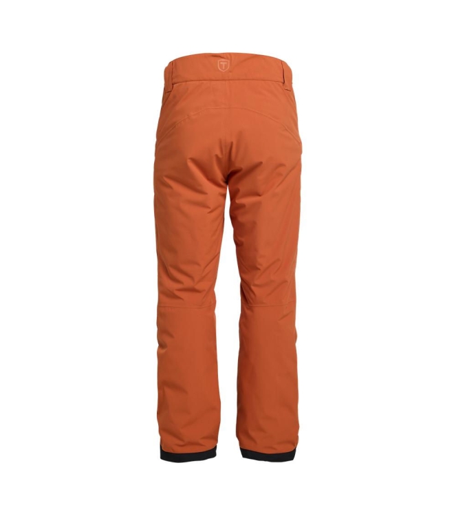 Tenson Tenson Niseko Ski Pants Men 253_dark orange 5018269 253_Dark orange Tenson gevoerde broeken 5018269 beige bij Leerentveldvrijetijd.nl