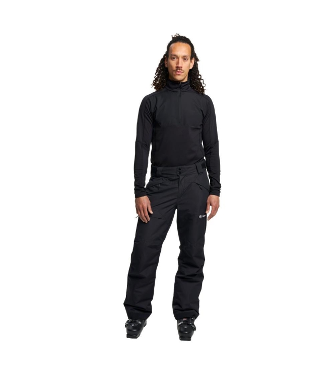 Tenson Tenson Niseko Ski Pants Men 999_black 5018269 999_Black Tenson gevoerde broeken 5018269 licht grijs bij Leerentveldvrijetijd.nl