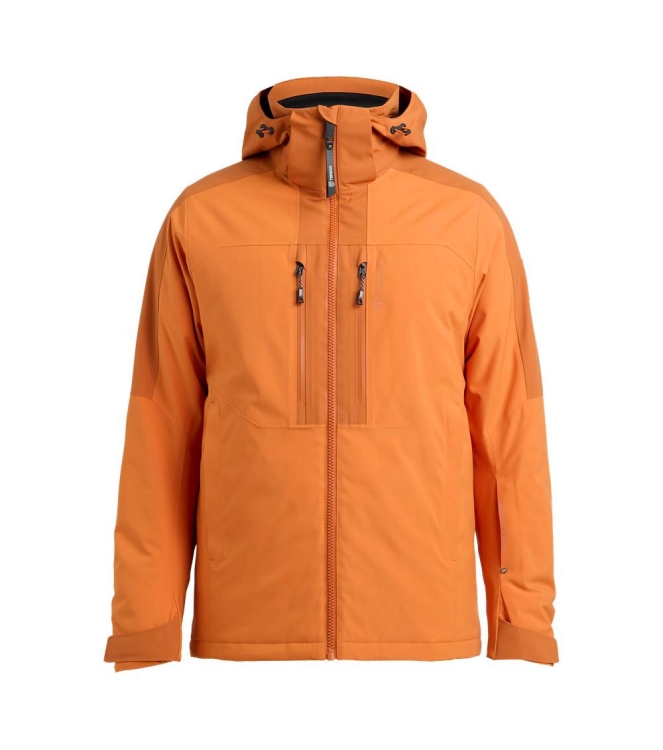 Tenson Tenson Arlin Jacket Men 253_dark orange 5018449 253_Dark Orange Tenson jassen 5018449 beige bij Leerentveldvrijetijd.nl