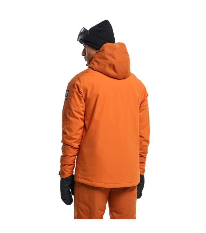 Tenson Tenson Arlin Jacket Men 253_dark orange 5018449 253_Dark Orange Tenson jassen 5018449 beige bij Leerentveldvrijetijd.nl