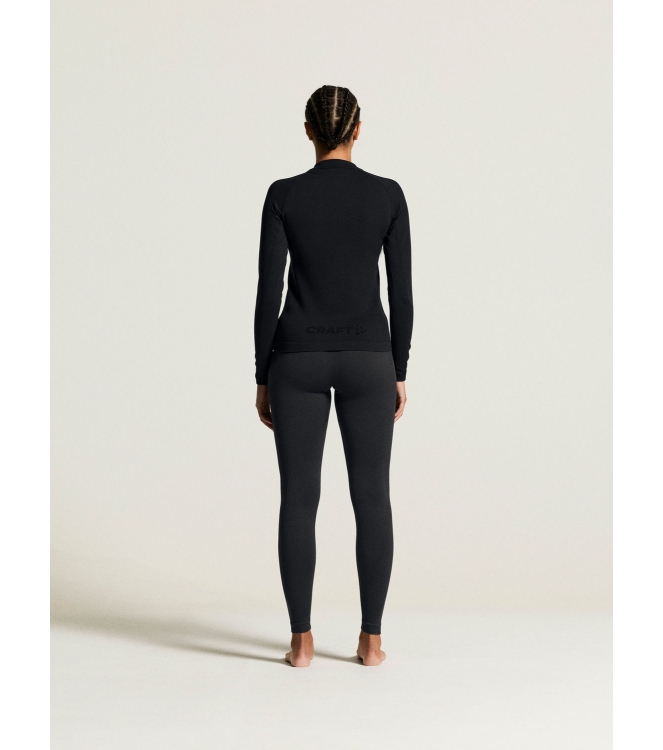 Craft Craft Warm Comfort LS W 9990 black C18086 9990 9990 Black Craft wintersportkleding C18086 9990 licht grijs bij Leerentveldvrijetijd.nl