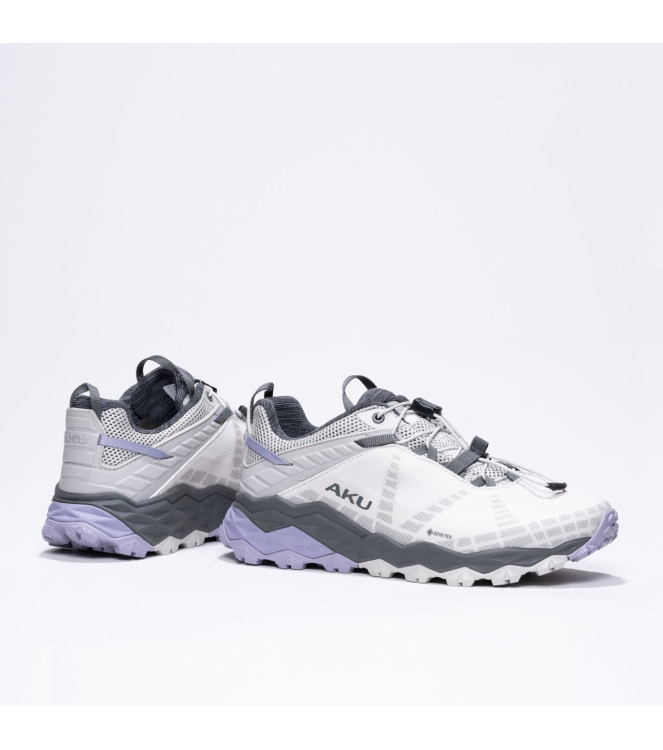 aku aku Flyrock GTX W\'s 330_light grey/violet 699 330_Light Grey/Violet aku wandelschoenen 699 blauw combinatie bij Leerentveldvrijetijd.nl