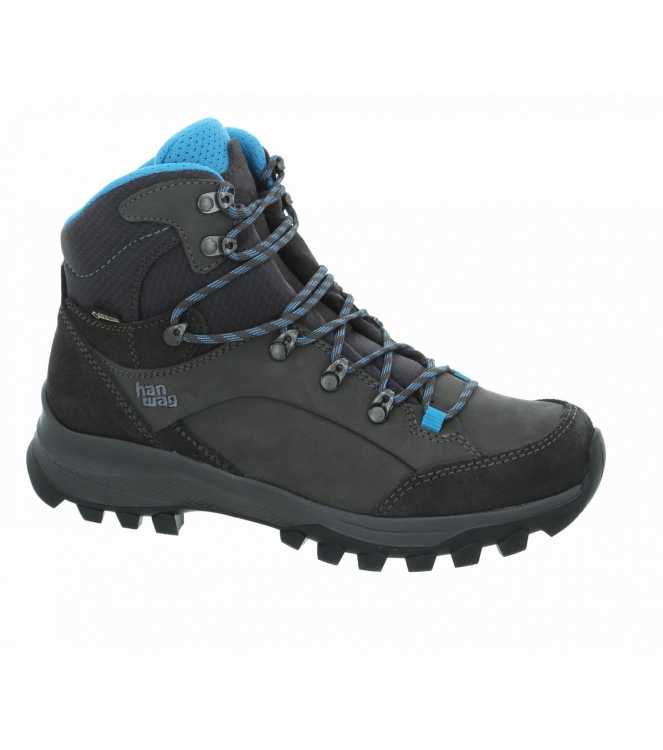 Hanwag Hanwag Banks GTX Lady 064490 asphalt_ocean H203001 064490 asphalt_ocean Hanwag wandelschoenen H203001 zwart combinatie bij Leerentveldvrijetijd.nl