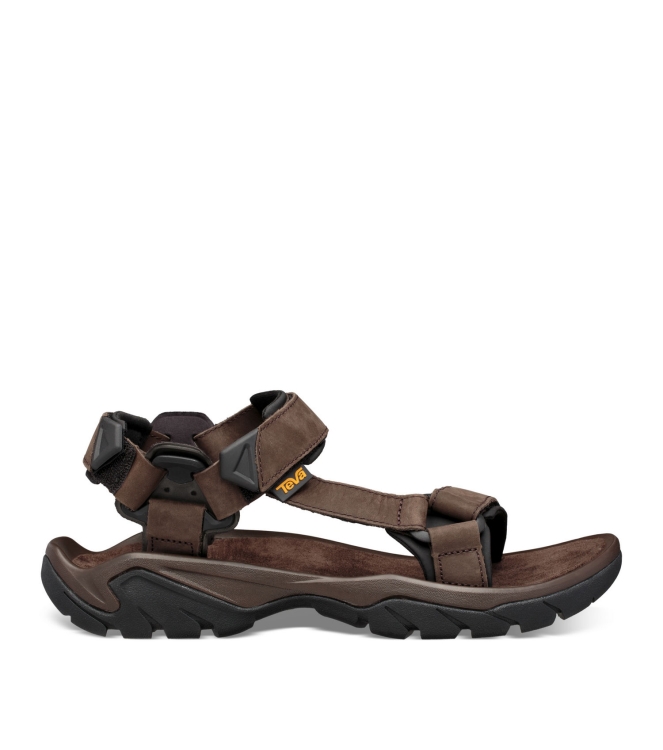 Teva Teva M Terra FI 5 universal leather turkish coffee 1099442-TKCF Turkish Coffee Teva sandalen 1099442-TKCF marine bij Leerentveldvrijetijd.nl