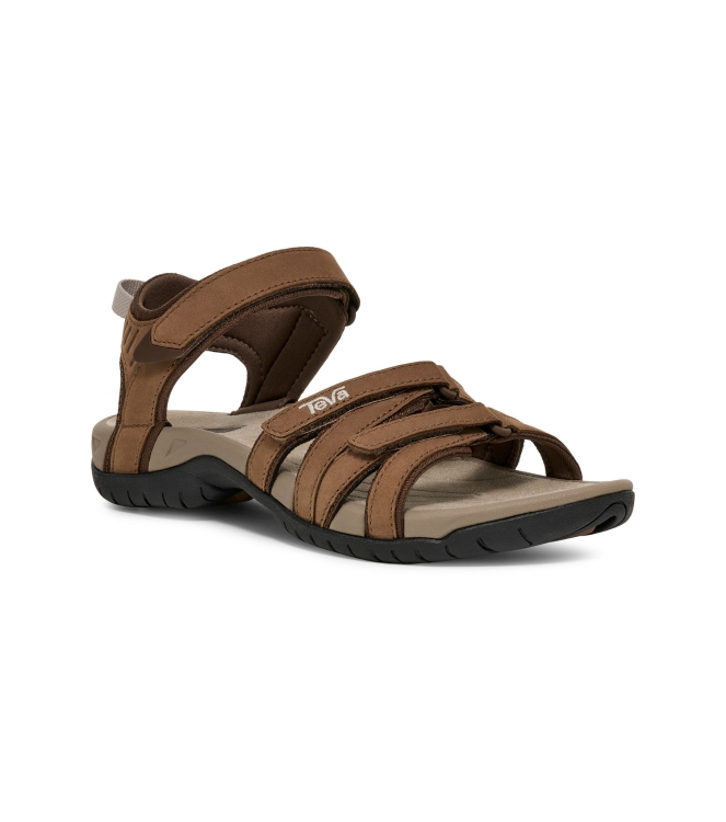 Teva Teva Tirra Leather Sandaal dames crbo_caribou 4177 CRBO_Caribou Teva sandalen 4177 marine bij Leerentveldvrijetijd.nl