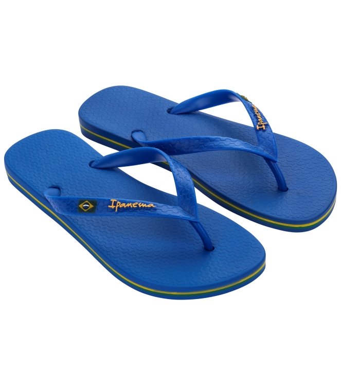 Ipanema Ipanema Classic Brasil blue IP 80415 AI768 Blue Ipanema slippers IP 80415 AI768 antraciet bij Leerentveldvrijetijd.nl