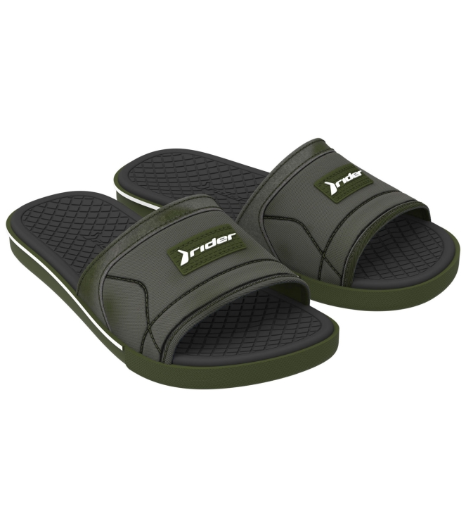 Rider Rider Spin Slide green RI 11795 AT740 Green Rider slippers RI 11795 AT740 blauw bij Leerentveldvrijetijd.nl