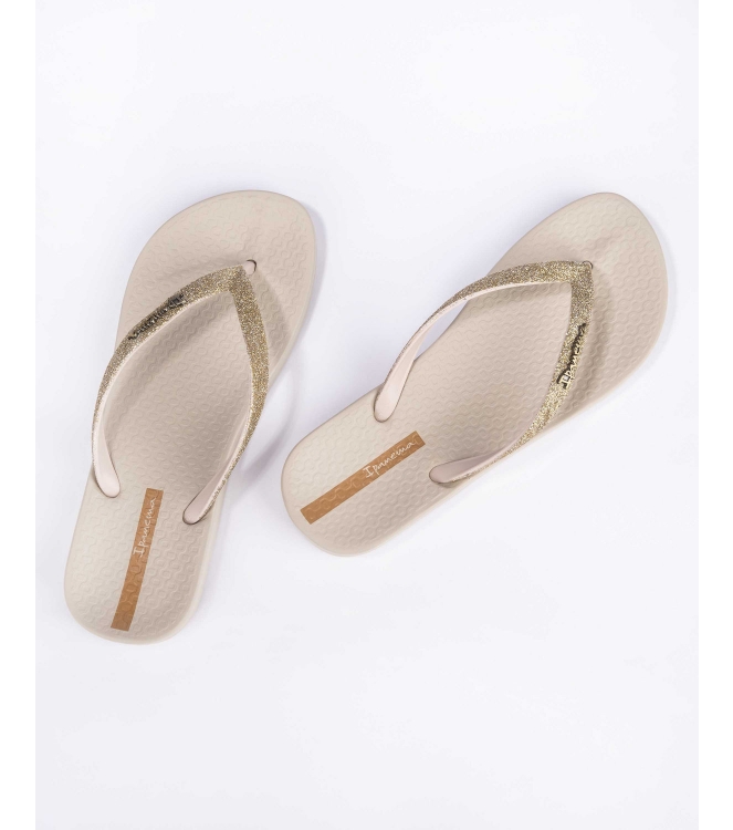 Ipanema Ipanema Anatomic Lolita Slippers beige IP 83140 20354 Beige Ipanema slippers IP 83140 20354 jeans bij Leerentveldvrijetijd.nl