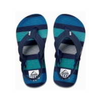 reef Little Kids Ahi teenslipper Deep Sea Stripes CI4155