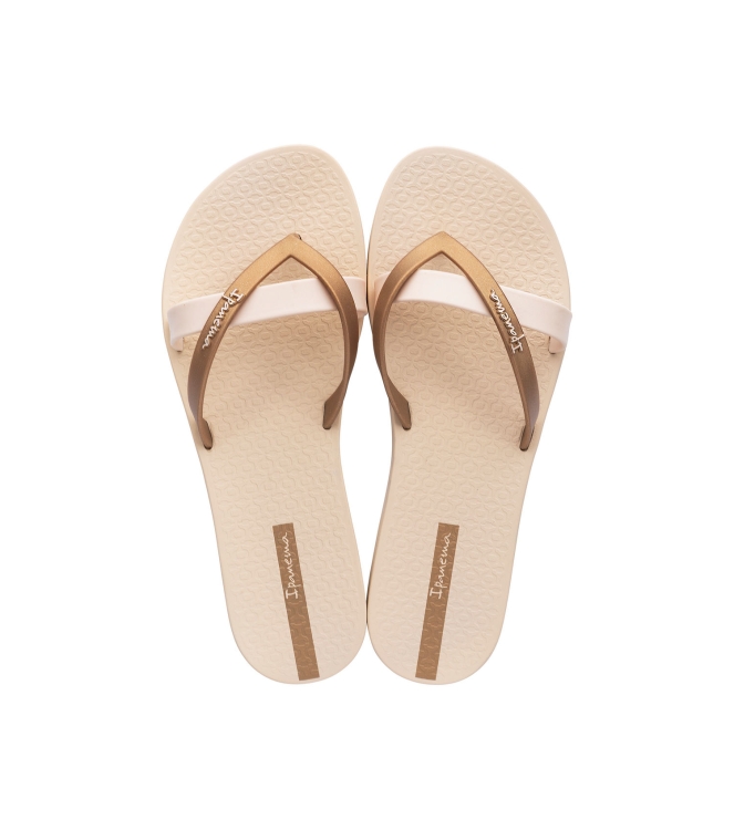 Ipanema Ipanema Kirei beige IP 81805 AG219 Beige Ipanema slippers IP 81805 AG219 jeans bij Leerentveldvrijetijd.nl